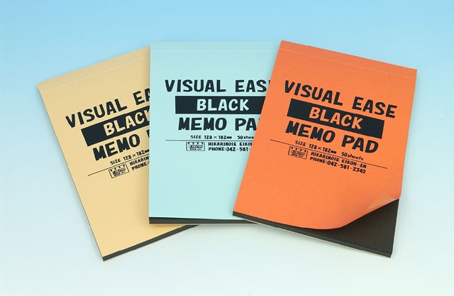 ビジュアルイーズ メモパッドブラック