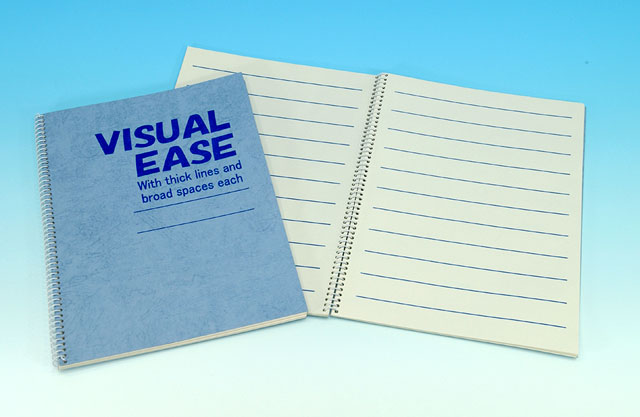 ビジュアルイーズ小(B5判)青太罫