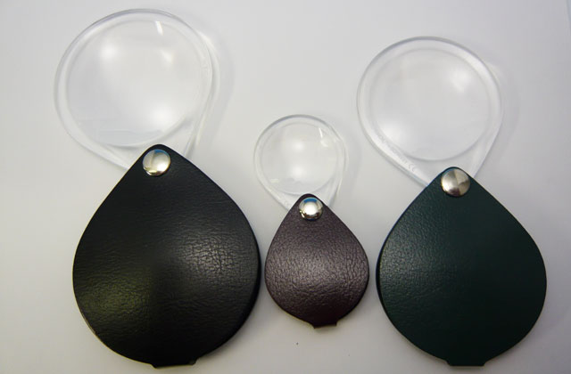 ハンディルーペ丸型 3.5倍(60㎜径)・3.5倍(50㎜径)・6倍(30㎜径)