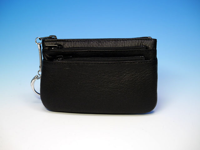 商品写真 三段ファスナー小銭入れ