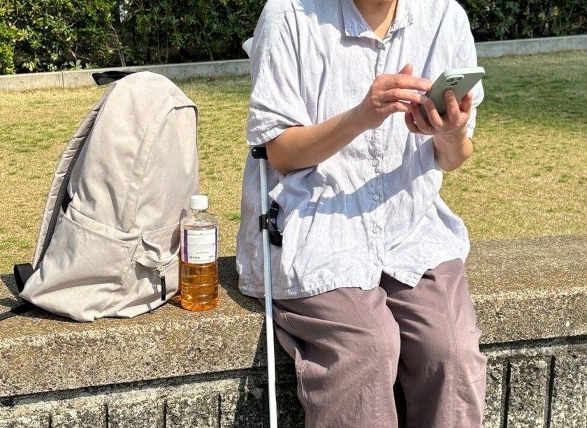 商品写真 白杖用ピタコ3点セット