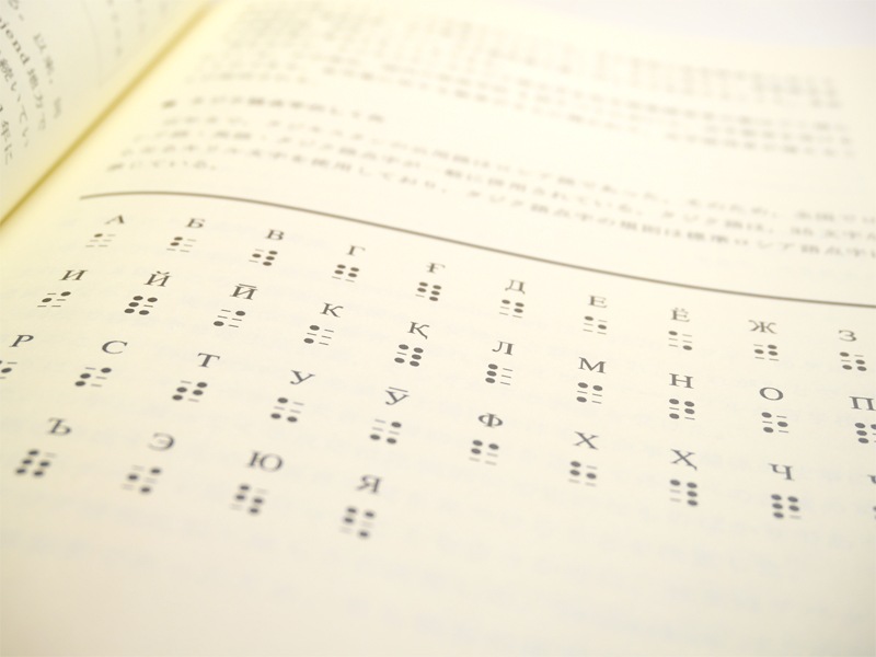 商品写真 アジアの点字
