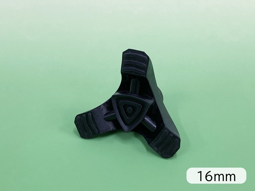 商品写真 三点式杖用石突(黒)16mm/18mm