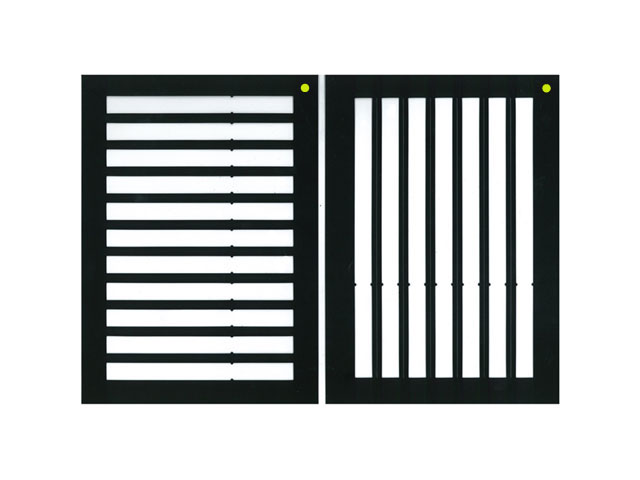商品写真 レター用スミ字ガイドセット