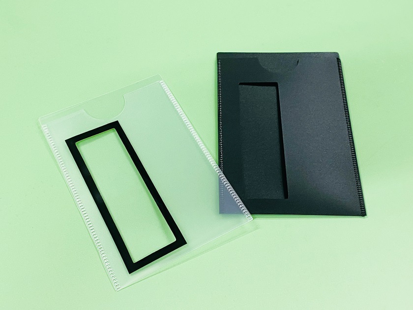 商品写真 投票用紙記名補助具　透明・黒