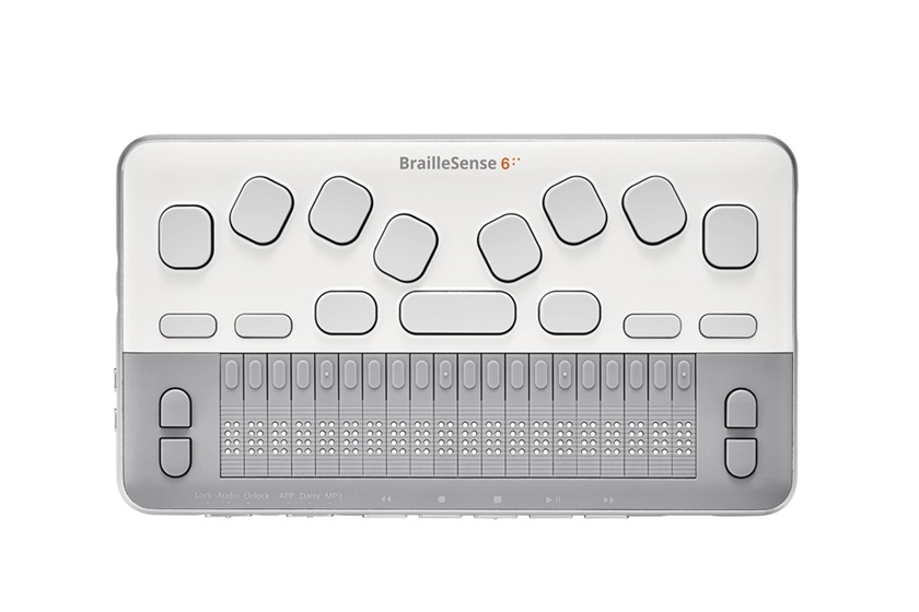 商品写真 音声・点字携帯情報端末ブレイルセンスシックスミニ【非課税品】