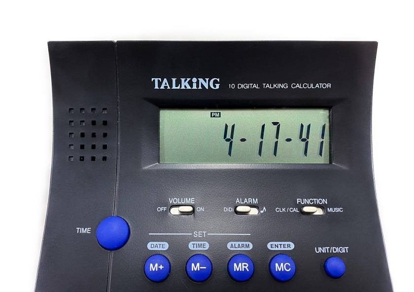 商品写真 音声電卓CA9902【非課税品】