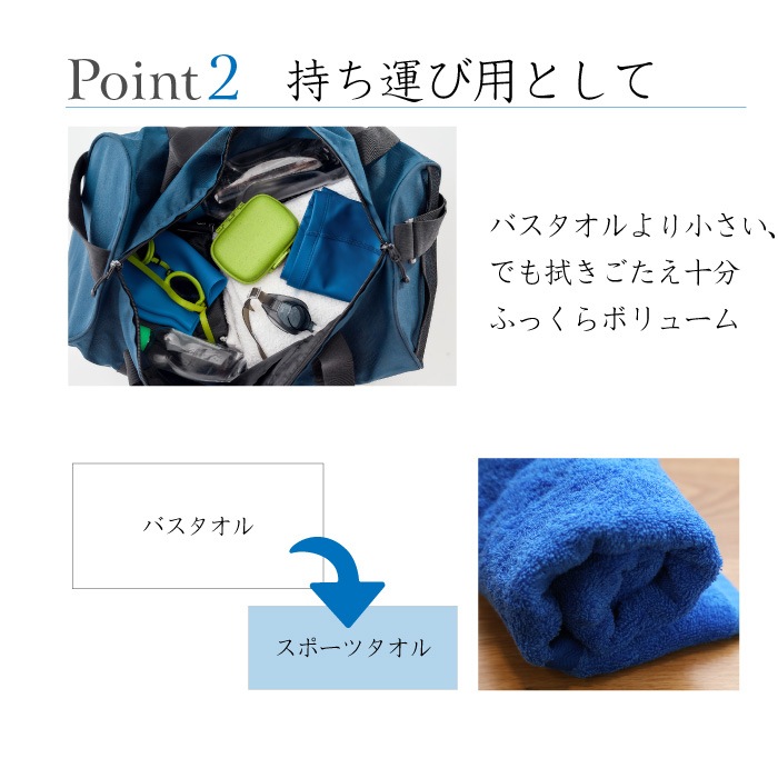 スポーツタオル　エントリーカラー