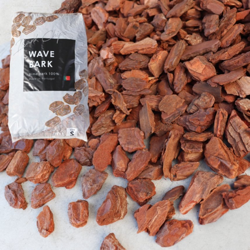 個人宅配送OK[Sサイズ][50L] WAVE BARK ウェイブバーク 天然木 バークチップ NITTOSEKKO