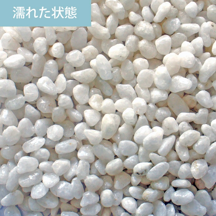 ［9mm］アイスパール 三分砂利 洗い出し用 ホワイト 20kg