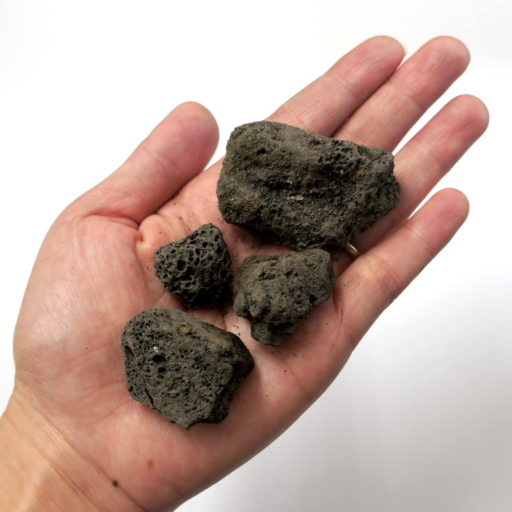 ［2～3cm］火山岩砂利 黒 ブラック  20kg