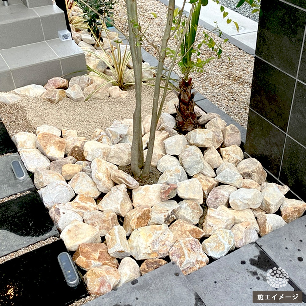 ［割栗石］五島蝋石　約23kg 国産