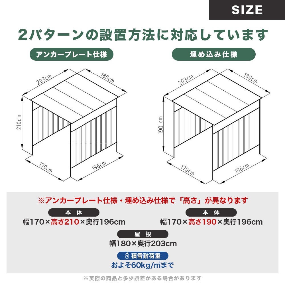 個人宅配送OK［170cm×196cm］SOTORIS サイクルポート チャリス CHS-01 CG型 ソトリス