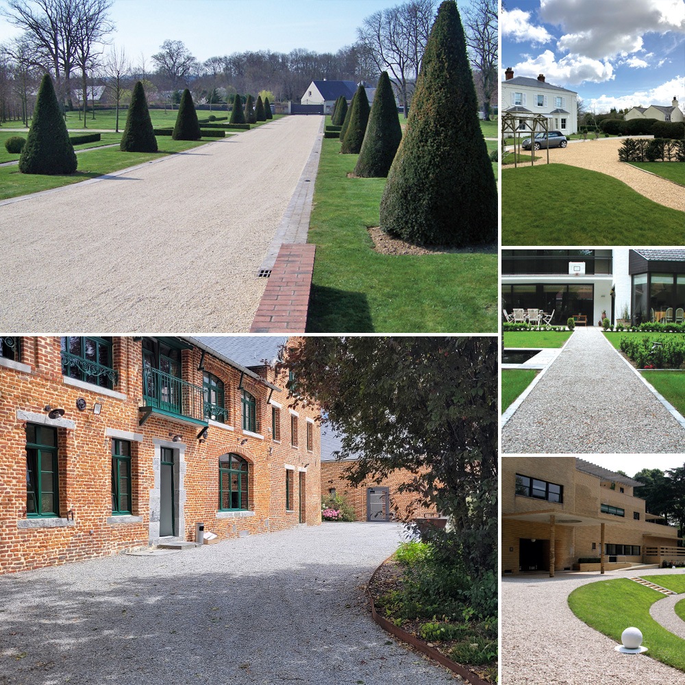 個人宅配送OK[10枚] 砂利固定材 GRAVIER SHIELD(R) グラヴィエシールド NITTOSEKKO