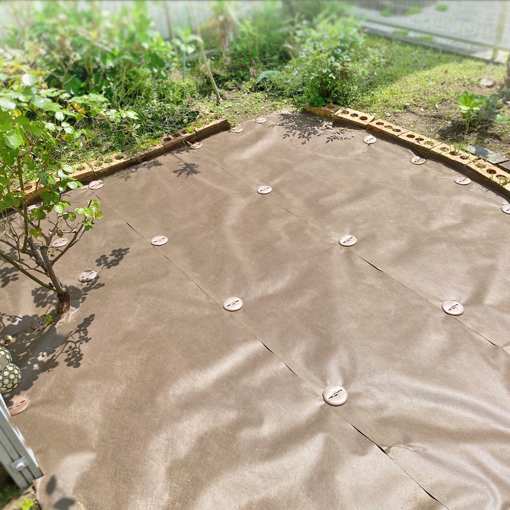 個人宅配送OK[1m×50m] GreenArts 430JP/BW 防草シート NITTOSEKKO