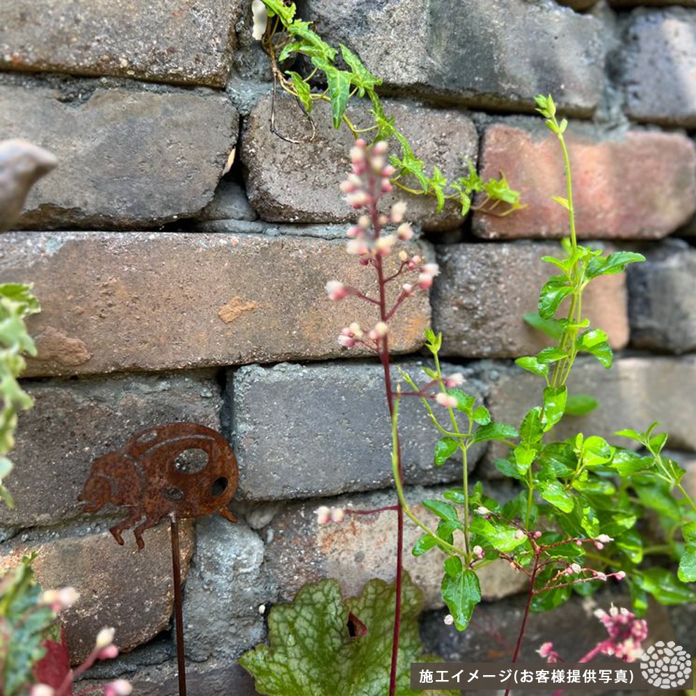 ［厚み6.5cm 割れ］ネロハーフ 約0.2平米  アンティークレンガ  NITTOSEKKO