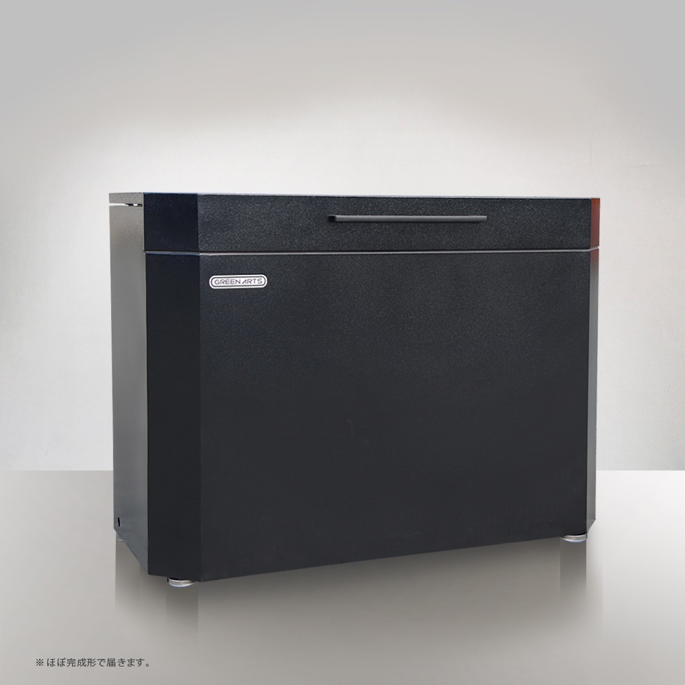 個人宅配送OK[DB1000] GreenArts ゴミストッカー 白 黒 完成品 NITTOSEKKO