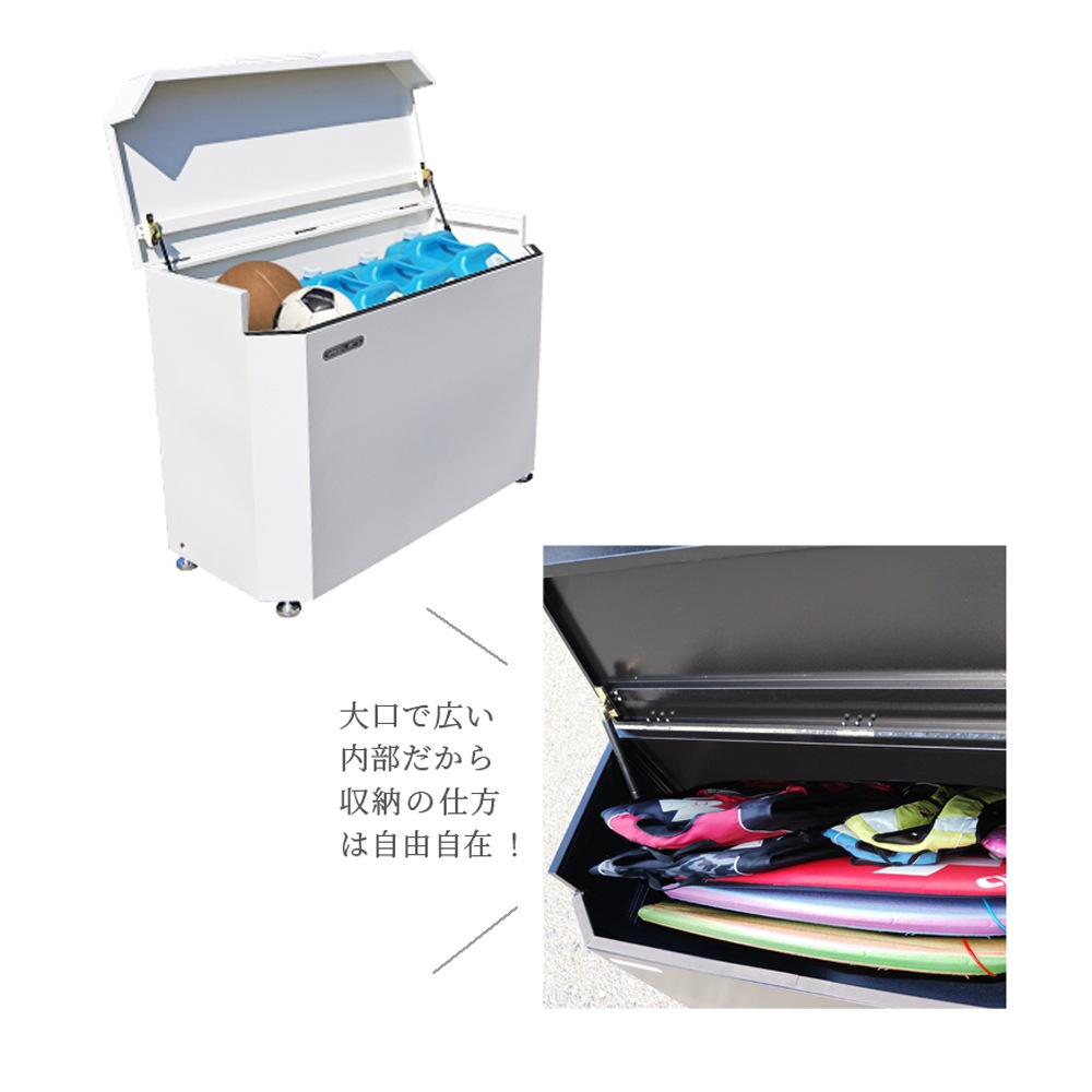 個人宅配送OK[DB1000] GreenArts ゴミストッカー 白 黒 完成品 NITTOSEKKO