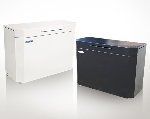 個人宅配送OK[DB1000] GreenArts ゴミストッカー 白 黒 完成品 NITTOSEKKO