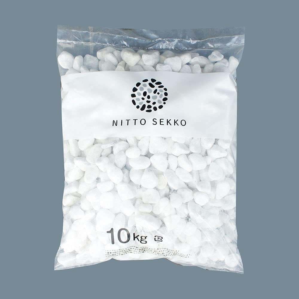 ［3cm］ホワイトパールスプレッド 玉砂利 白 20kg