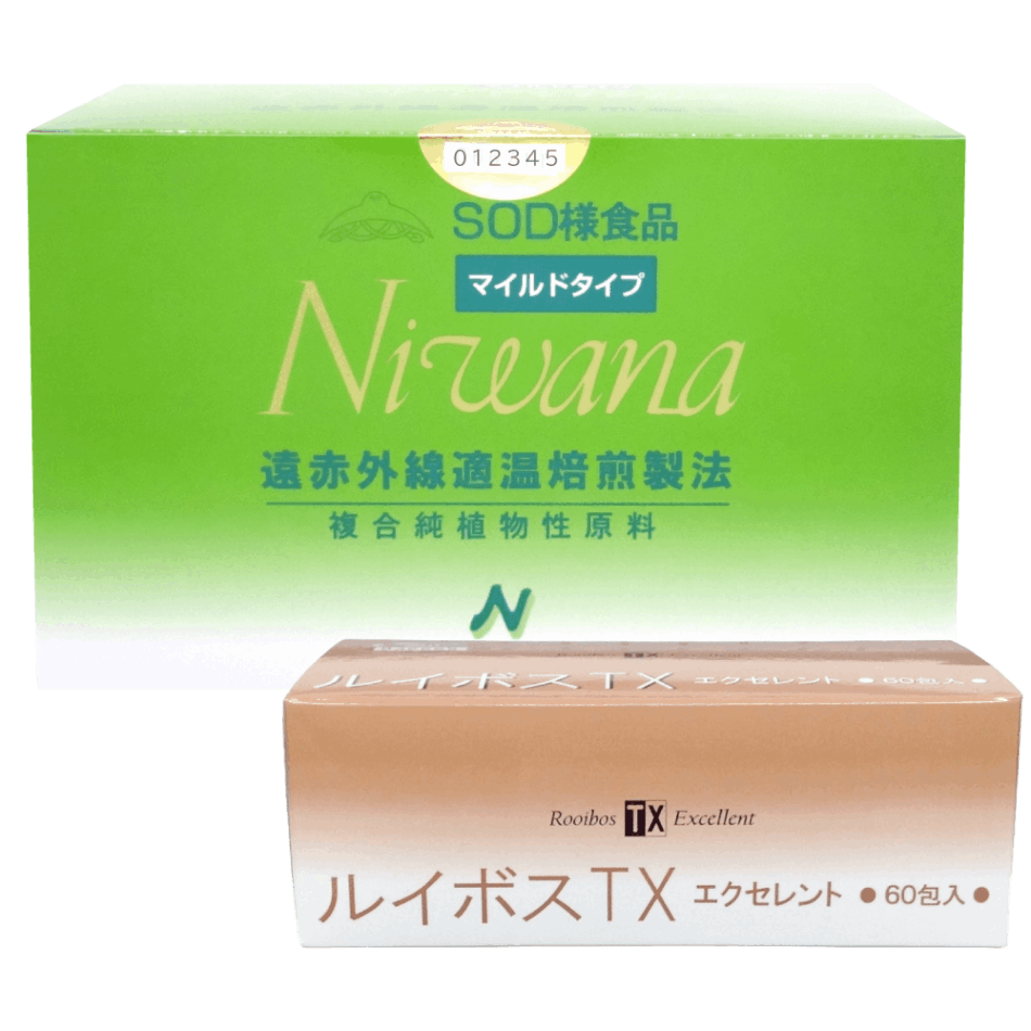 丹羽SODニワナマイルド（3g×120包）+丹羽ルイボスTX（0.3g×60包