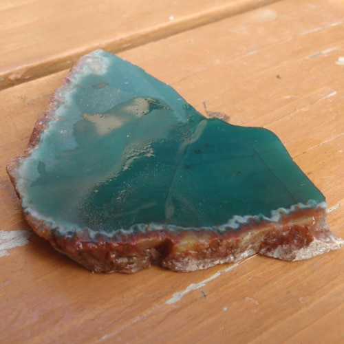 クリソ（グリーン瑪瑙） 〔4927〕：原石（天然石 パワーストーン