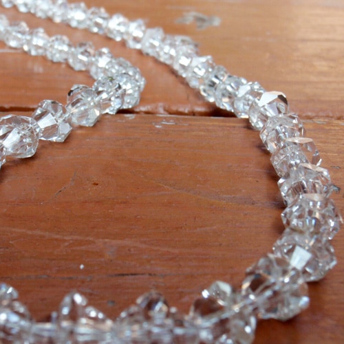 水晶ネックレス クリスタル(水晶）ネックレス 箱セット ガンメタチェーン | iichi 日々