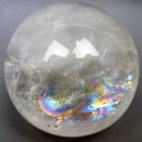 天然水晶玉　57.3mm　 虹入り　263g　〔5274〕|内包物入り|天然水晶玉 〜 極上水晶丸玉を超破格値で大放出！〜