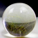 ルチルクオーツ丸玉  51.mm 　〔5280〕|その他天然石丸玉|天然水晶玉 〜 極上水晶丸玉を超破格値で大放出！〜