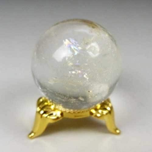 天然水晶玉 33.5mm 〔5368〕：天然水晶玉 ～ 極上水晶丸玉を超破格値で
