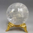 天然水晶玉　35.5mm　 　〔5380〕|内包物入り|天然水晶玉 〜 極上水晶丸玉を超破格値で大放出！〜