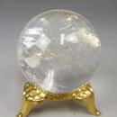 天然水晶玉　33.8mm　 　〔5384〕|内包物入り|天然水晶玉 〜 極上水晶丸玉を超破格値で大放出！〜