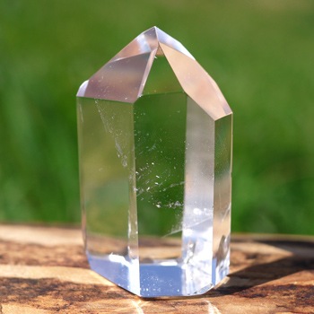 水晶 六角柱 〔2492〕：原石（天然石 パワーストーン）- | クリスタル