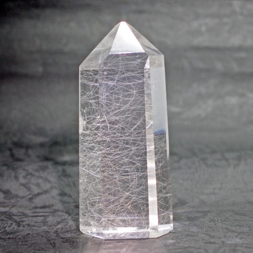 プラチナルチル六角柱 天然もの 〔3275〕：原石（天然石