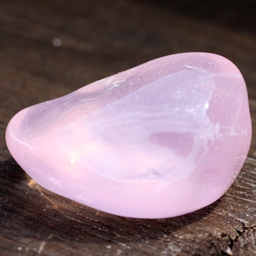 ローズクォーツ原石〔3940〕 85g アフリカ産（マダガスカル）：原石