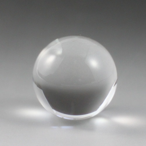 練り水晶玉 天然水晶玉A 44.2mm(1.45寸） 123g 極上透明水晶 〔2602〕：天然水晶玉