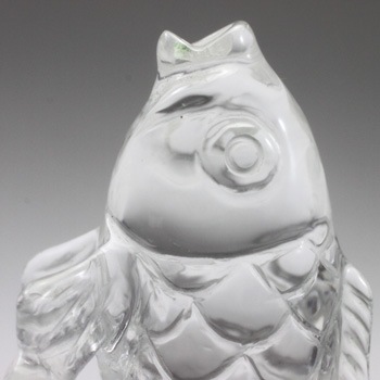 天然水晶彫刻（鯉） 〔0486〕：開運商品- | クリスタルマート - 天然石