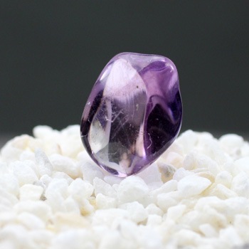 天然ローズアメジスト原石 〔2514〕：原石（天然石 パワーストーン