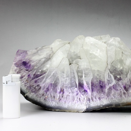 アメジストクラスター 2800g 〔3628〕：原石（天然石 パワーストーン