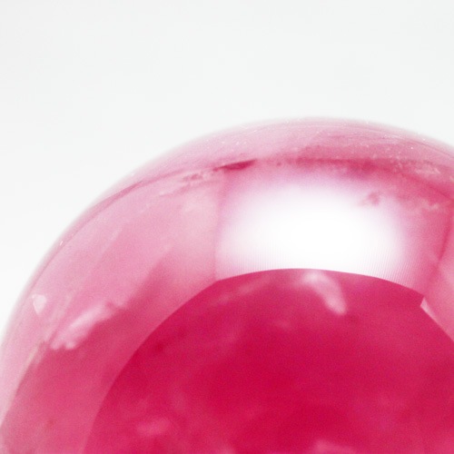 スターローズクオーツ丸玉（紅水晶） 71mm AAAAA 〔3218〕：天然水晶玉 