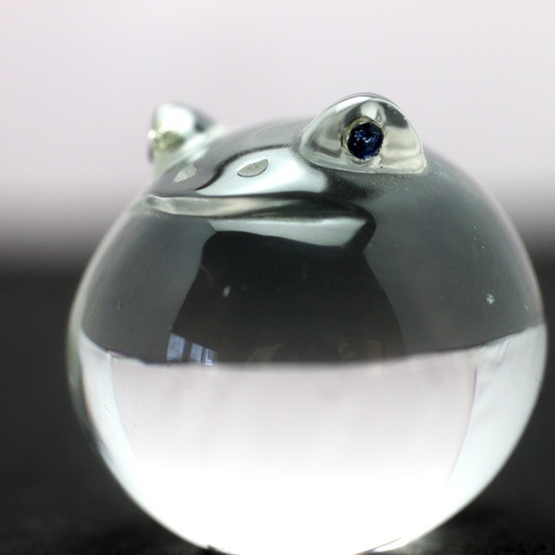 かえる 最高級天然水晶 〔2394〕：開運商品- | クリスタルマート