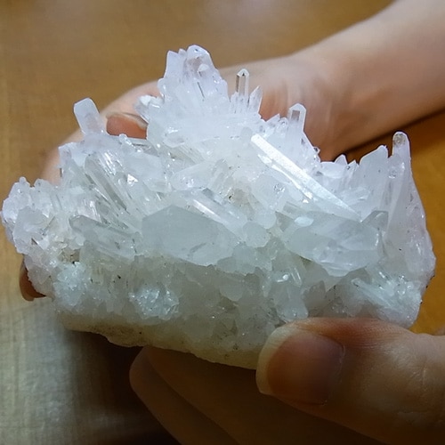 水晶クラスター 200g ヒマラヤ産 〔4358〕：水晶,天然水晶クラスタ