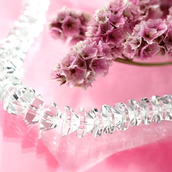 野口総合研究所 白水晶カットネックレス Lサイズ50cm定価10万円