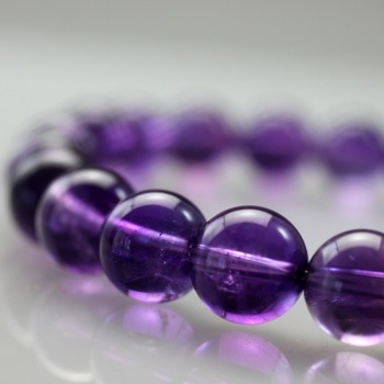 アメジスト最高級品 8mm 10mm 〔2525〕：ブレスレット,ブレスレット 