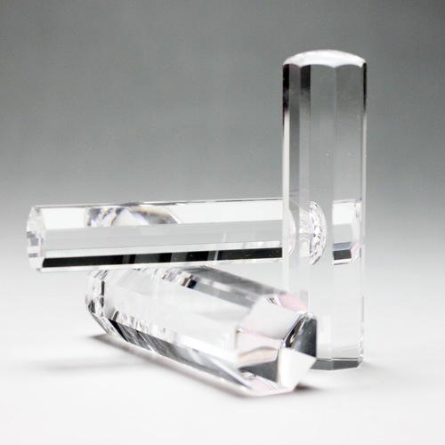 八角印鑑 AAA 最高級天然水晶 実印 銀行印 〔4119〕：宝石印鑑（天然  