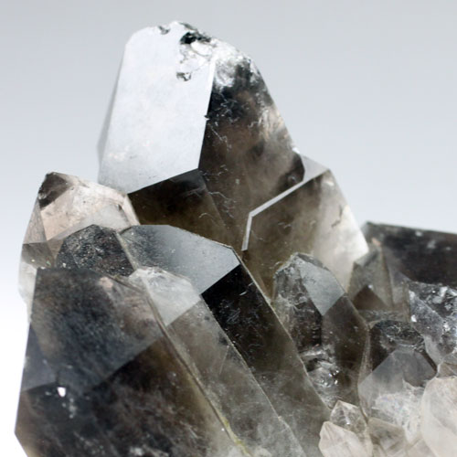 茶水晶クラスター〔3865〕 250g：原石（天然石 パワーストーン