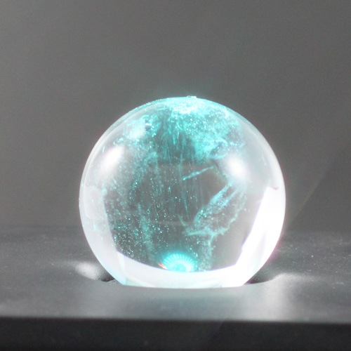 天然水晶玉A 40mm（1.32寸） 88.6g 〔2601〕：天然水晶玉