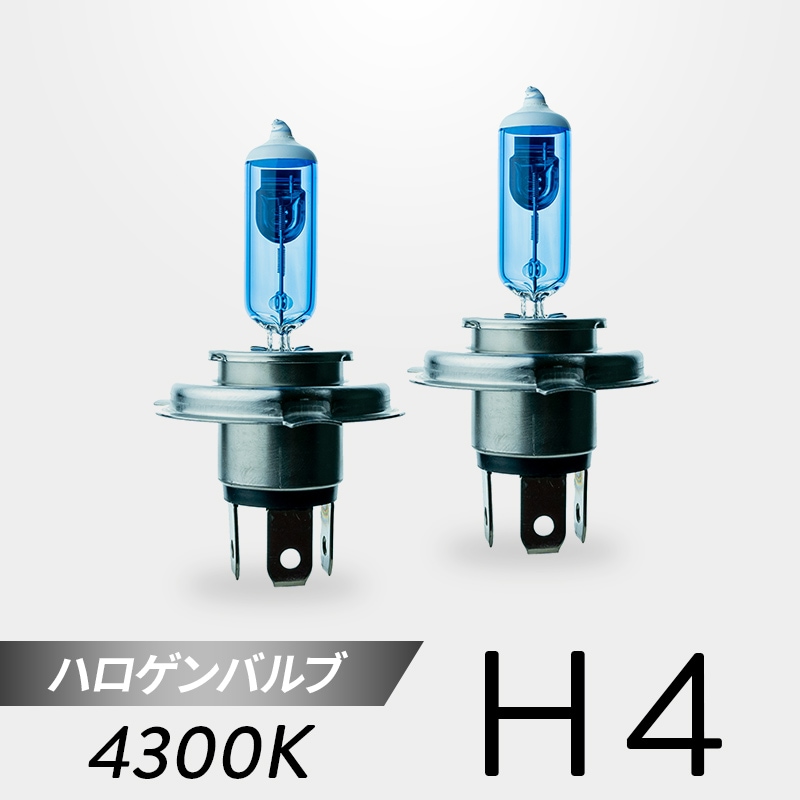 H4 �ϥ�����Х�� 4300K 2�ĥ��åȡ�WH101��