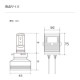 HIR2 C-HR/ꥹб LEDإåɥ饤 󤿤ո 6400lm(롼)6500K ָб 2ĥåȡWL016