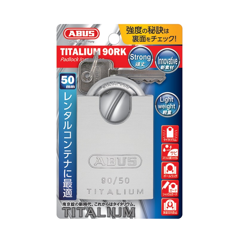 ABUS �������ꥦ�� �ѿ� ����� �ü쥢��ߥ˥��� ���ƥ�쥹 �����к� ���̲� ���졼�� ��󥿥륳��ƥ� ���Х� TITALIUM 90RK